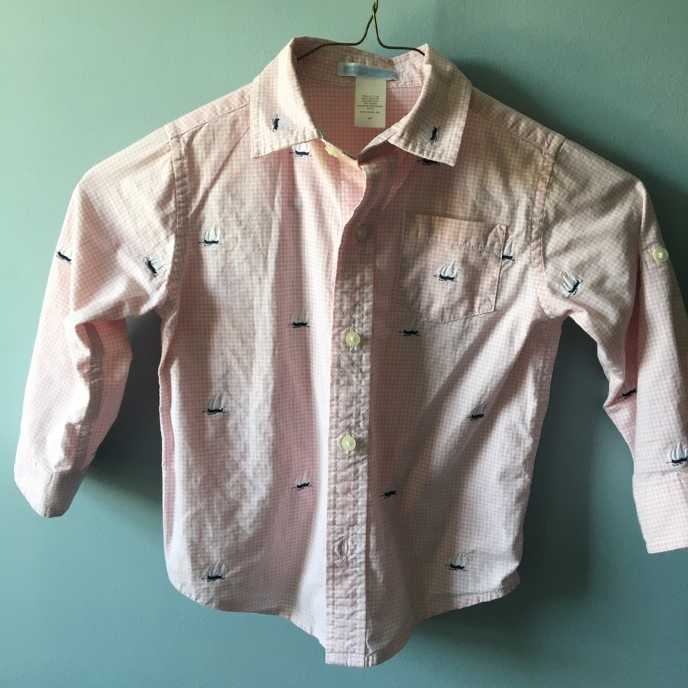 2t Janie and Jack pink shirts bundle